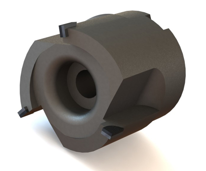 PCD面銑刀盤側面